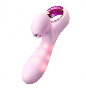 HK LETEN - Photon Sucking Vibrator Wand (Chargeable - Pink)